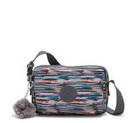 Kipling Abanu Crossbody Bag, Lightweight Compact Crossbody Bag with Zip Closure, Adjustable Strap & Multiple Compartments, Everyday Travel Bag - Mineral Stripes