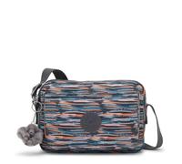 Kipling Abanu M Crossbody Bag, Lightweight Medium Handbag with Multiple Zip Compartments, Adjustable Strap & Durable Everyday Travel Bag - Mineral Stripes