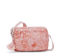 Kipling Abanu M Crossbody Bag, Lightweight Medium Handbag with Multiple Zip Compartments, Adjustable Strap & Durable Everyday Travel Bag - Refined Flowers