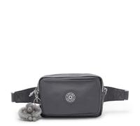Kipling Abanu Multi Crossbody Bag, Lightweight Multi-Compartment Shoulder Bag with Secure Zip Closures, Adjustable Strap & Travel Organizer - Moonlit Grey
