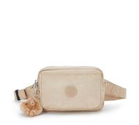 Kipling ABANU MULTI Small crossbody convertible to waistbag, Sparkled Beige (Beige)