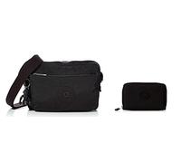Kipling Abanu Women’s Cross-Body Bag, Black (Black Noir), 20x13.5x7.5 Centimeters (B x H x T) Women's Money Love Wallet Black Size: 2.5x9.5x12.5 cm (LxWxH)