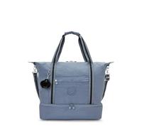 Kipling Art Medium Printed Tote Bag, Blue Stone, 4.25''L x 7''H x 1.75''D