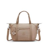 Kipling Art Tote Bag, Lightweight Medium Carryall with Zip Closure, Spacious Interior & Versatile Travel or Gym Bag - Tan Beige
