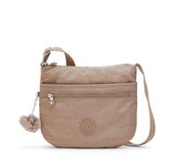 Kipling Arto Crossbody Bag, Lightweight Medium Handbag with Multiple Zip Pockets, Adjustable Strap & Durable Everyday Travel Bag - Tan Beige