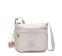Kipling ARTO Medium crossbody, Metallic Glow (Silver)
