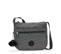 Kipling ARTO Medium crossbody, Geo Feather (Black)