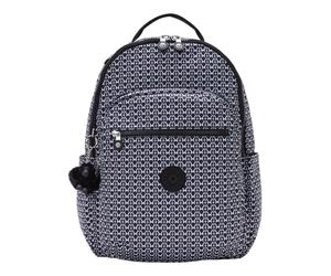 kipling backpack Basic Print Seoul Backpack L Signature Print