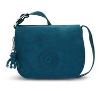 Kipling Crossbody Bag Loreen Mini Cosmic Emerald Blue Extra Small Woman 60% Polyamide, 40% Recycled Polyamide