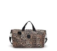 Kipling Bori Printed Duffle Bag, Wild Leopard, 28''L x 13.5''H x 11.5'' D, Kipling Women's Bori Duffle Bag