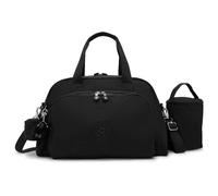 Kipling Camama Baby Bag, Lightweight Diaper Bag with Multiple Compartments, Adjustable Shoulder Strap & Changing Mat, Practical Everyday Baby Travel - Tiny Black Noir
