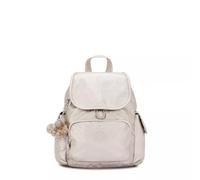Kipling City Pack Mini, Metallic Glow, Mini, Unisex, Modern, Water Resistant, 8L, 10.75"x5"x8", 1Lb, 1 Pocket, 1 Compartment, Zipper Closure, Cross-Body Strap, Ergonomic, Laptop Compartment