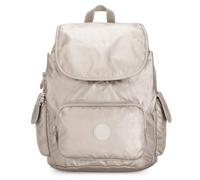 Kipling CITY PACK S Small Backpack, Metallic Glow (Silver)