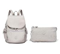 Kipling City Pack Women's Backpack Handbag, Grey Grey, One Size, 18.5x11x1.5 cm