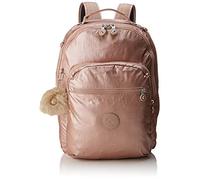 Kipling CLAS SEOUL School Backpack, 45 cm, 25 liters, Gold (Metallic Blush)