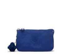 Kipling Creativity L Pouch, Lightweight Large Organizer Case with Zip Closure & Multiple Compartments, Versatile Everyday Travel Cosmetics & Accessories Bag - Blazing Blue