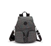 Kipling FIREFLY UP Small backpack (convertible to shoulderbag), Geo Feather (Black)