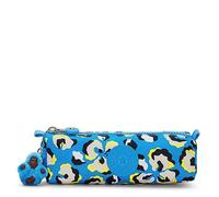 Kipling Freedom Pouches/Cases, 22X6.5X6.5, Leopard Floral (Blue)