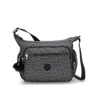 Kipling GABBIE Medium crossbody, Geo Feather (Black)