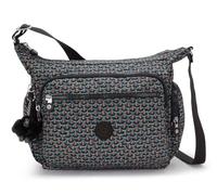 Kipling GABBIE Medium crossbody, Geo Feather (Black)