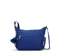 Kipling Gabbie S Crossbody Bag, Lightweight Small-Medium Handbag with Multiple Zip Pockets, Adjustable Strap & Durable Everyday Travel Bag - Blazing Blue