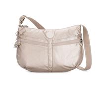 Kipling IZELLAH Medium crossbody, Metallic Glow (Silver)