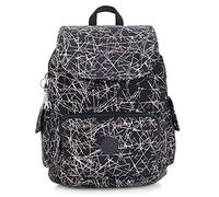 Kipling City Pack S, Women’s Backpack, Multicolour (Navy Stick Print), 27x33.5x19 cm (B x H T)