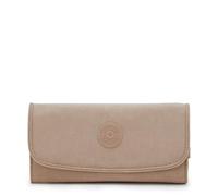 Kipling Money Land Wallet, Lightweight Large Wallet with Zip Closure, Multiple Card Slots & Compartments, Practical Everyday Organizer - Tan Beige