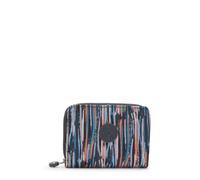Kipling Money Love Wallet, Lightweight Compact Wallet with Snap Closure, Multiple Card Slots & Compartments, Everyday Organizer - Mineral Stripes