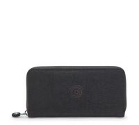 Kipling Money World Wallet, Black Noir, 7.75''L x 4''H x 0.75''D