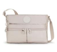 Kipling New Angie Small Crossbody, Metallic Glow (Silver)