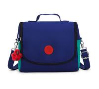 Kipling New Kichirou Lunch Bag, Lightweight Insulated Cooler Bag with Zip Closure & Top Handle, Compact Everyday Food Storage Bag - Escape Blue Bl