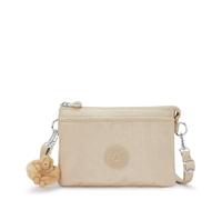 Kipling Riri Metallic Crossbody Bag, Sparkled Beige, One Size, Casual