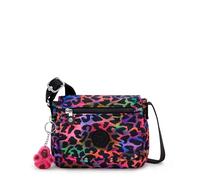Kipling Sabian Printed Crossbody Mini Bag, Rainbow Jungle, 7.75''L x 5.75''H x 3.25''D