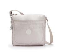 Kipling Sebastian Small Crossbody, Metallic Glow (Silver) - Monkey style May Vary