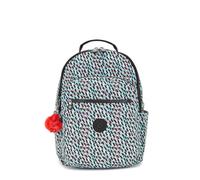 Kipling SEOUL Large Backpack, Abstract Print (White)