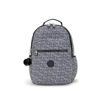 Kipling SEOUL Large Backpack, Holiday Waves (Blue)