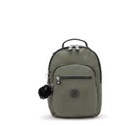 Kipling Seoul S Backpack Lightweight Laptop Tablet Travel Daypack, GREEN MOSS