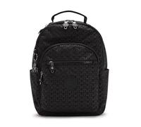 Kipling SEOUL S Small Backpack, Signature Emb (Black)