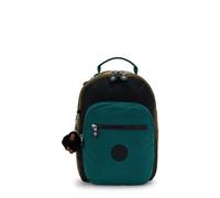 Kipling SEOUL S Small Backpack - Black Khaki Block RRP £88