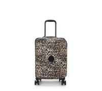 Kipling Spontaneous Small Carry-On Wheeled Luggage, Wild Leopard, 13''L x 20.75''H x 8.25''D, Kipling Women's Spontaneous S Prt Carry-on Luggage