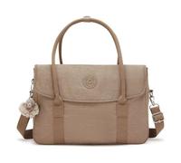 Kipling Superworker S Laptop Backpack, Lightweight Compact Work Bag with Padded Laptop Compartment, Smart Storage Pockets & Adjustable Straps - Tan Beige