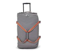 Kipling Teagan M Medium Wheeled Duffle, Upright, Inviting Grey (Grey)