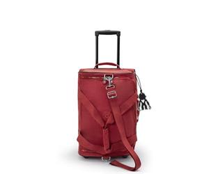 Kipling Teagan US Small Wheeled Duffle, Carry On, Funky Red, 27.5 x 80 58 cm