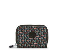 Kipling Tops Small Wallet, Geo Feather (Black)