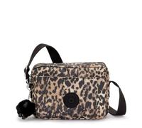 Kipling Women’s Abanu Medium Crossbody Bag, Lightweight, Adjustable Nylon Waist Pack with Multi-Compartment Zip Pockets, Wild Leopard, M, Casual