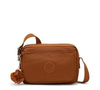 Kipling Women’s Abanu Medium Crossbody Bag, Lightweight, Adjustable Nylon Waist Pack with Multi-Compartment Zip Pockets, Stylish Mokka, M, Casual