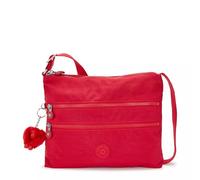 Kipling Women’s Alvar Crossbody, Super Light, Durable Messenger, Nylon Shoulder Bag, Red Rouge, Medium