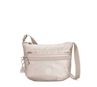 Kipling Women’s Arto Small Crossbody, Lightweight Everyday Purse, Casual Nylon Shoulder Bag, Metallic Glow