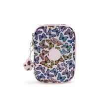 Kipling Women's 100 Pens Cosmetic Bag, Butterfly Day, 8.25''L x 6''H x 2''D, Kipling Women's 100 Pens Cosmetic Bag